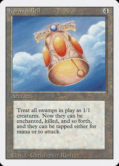 Kormus Bell, carta Magic di tipo Artifact illustrata da Christopher Rush