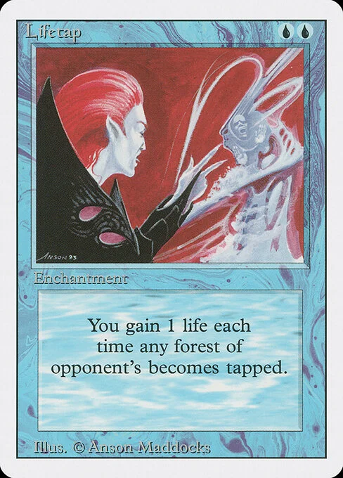 Lifetap, carta Magic di tipo Enchantment illustrata da Anson Maddocks