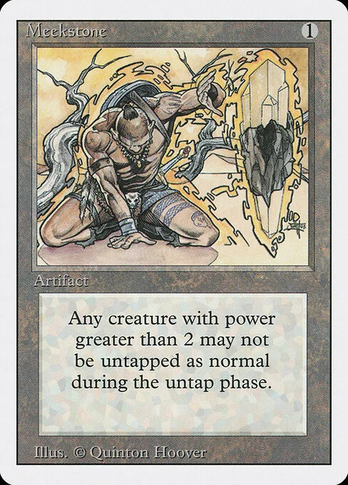 Meekstone, carta Magic di tipo Artifact illustrata da Quinton Hoover