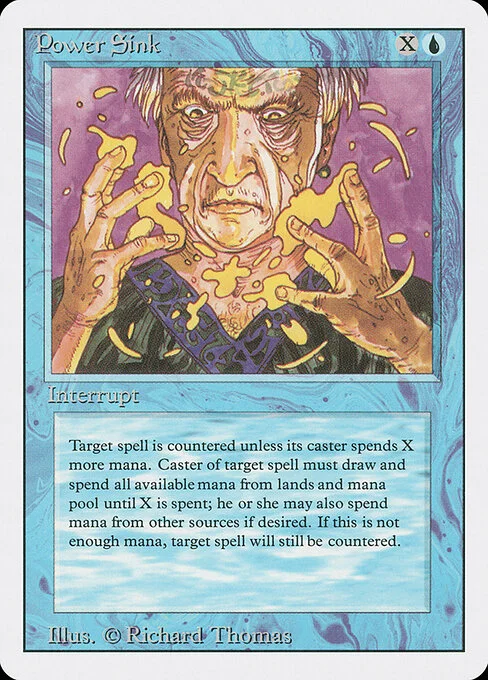 Power Sink, carta Magic di tipo Instant illustrata da Richard Thomas