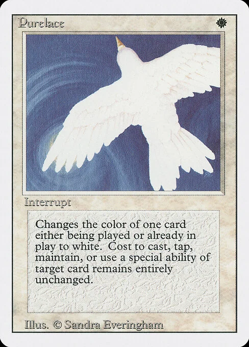 Purelace, carta Magic di tipo Instant illustrata da Sandra Everingham
