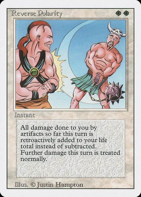 Reverse Polarity, carta Magic di tipo Instant illustrata da Justin Hampton