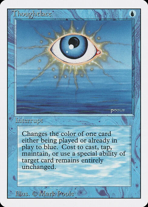 Thoughtlace, carta Magic di tipo Instant illustrata da Mark Poole