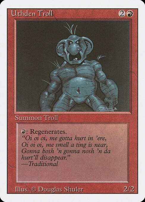 Uthden Troll, carta Magic di tipo Creature — Troll illustrata da Douglas Shuler