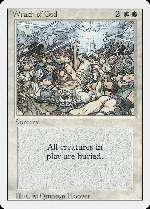 Wrath of God, carta Magic di tipo Sorcery illustrata da Quinton Hoover