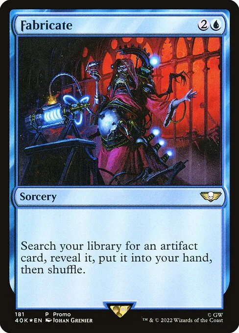 Fabricate, carta Magic di tipo Sorcery illustrata da Johan Grenier