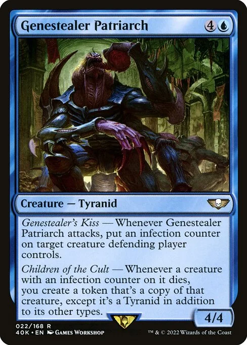 Genestealer Patriarch, carta Magic di tipo Creature — Tyranid illustrata da Games Workshop