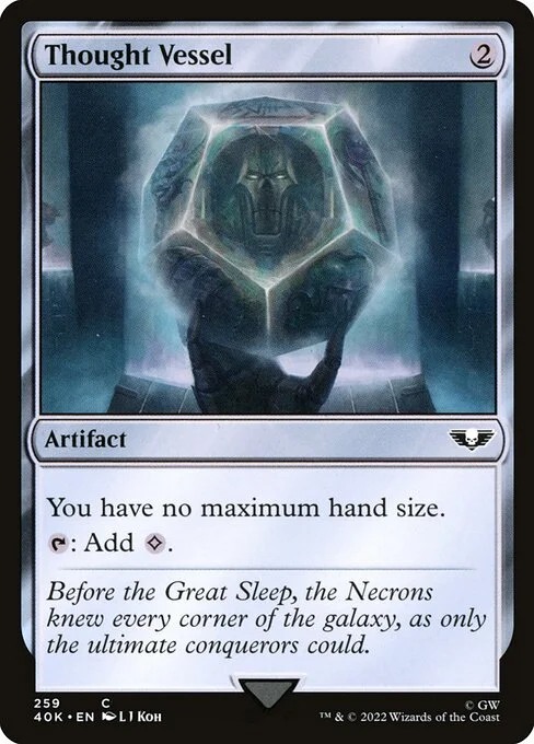 Thought Vessel, carta Magic di tipo Artifact illustrata da L J Koh