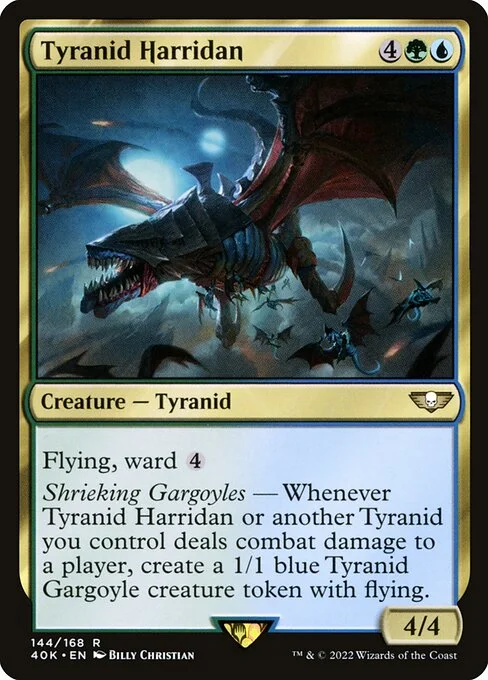Tyranid Harridan, carta Magic di tipo Creature — Tyranid illustrata da Billy Christian