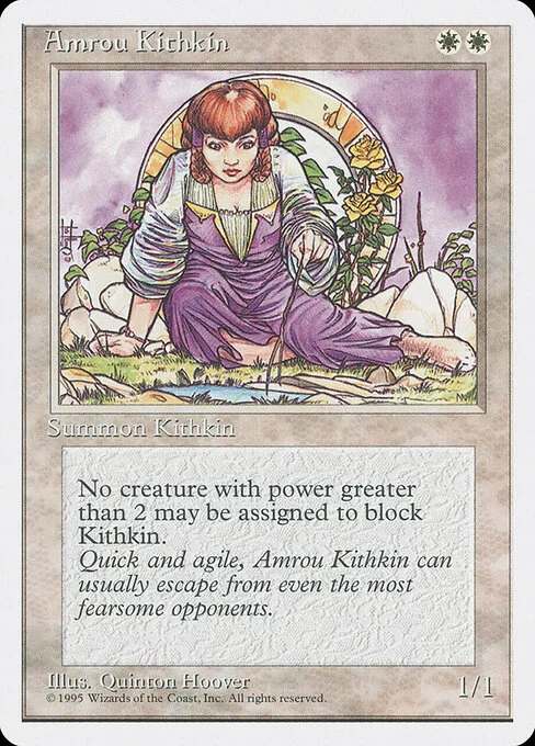 Amrou Kithkin, carta Magic di tipo Creature — Kithkin illustrata da Quinton Hoover