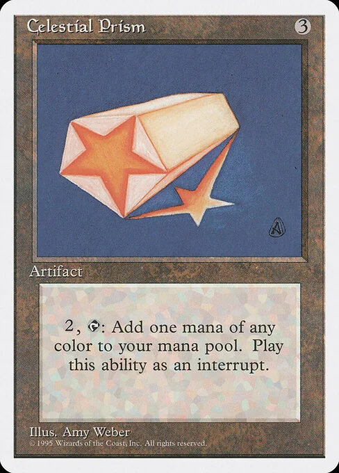Celestial Prism, carta Magic di tipo Artifact illustrata da Amy Weber