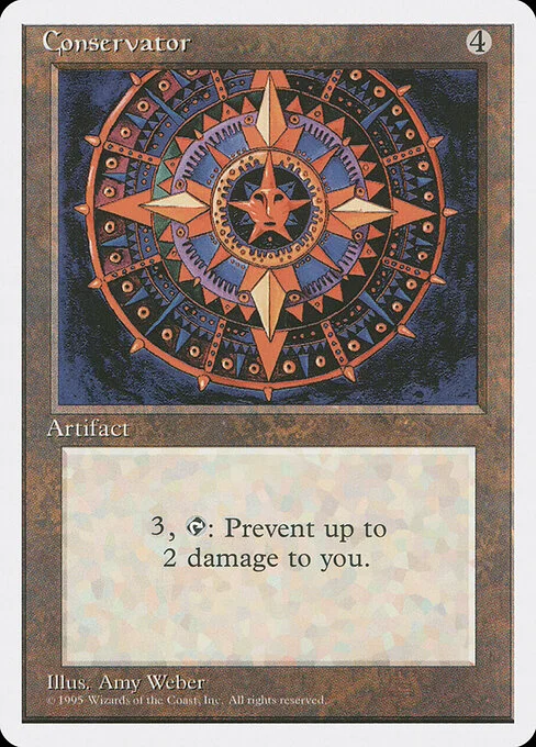 Conservator, carta Magic di tipo Artifact illustrata da Amy Weber