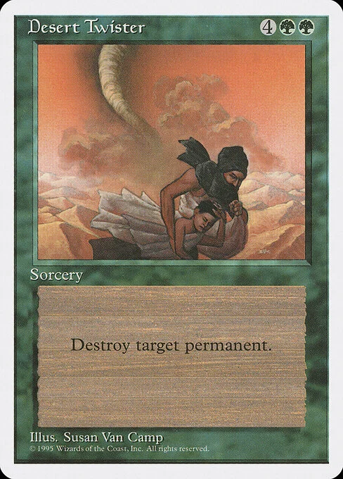 Desert Twister, carta Magic di tipo Sorcery illustrata da Susan Van Camp