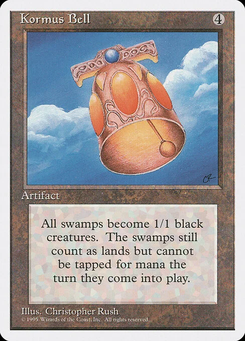 Kormus Bell, carta Magic di tipo Artifact illustrata da Christopher Rush
