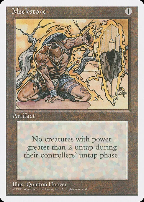 Meekstone, carta Magic di tipo Artifact illustrata da Quinton Hoover