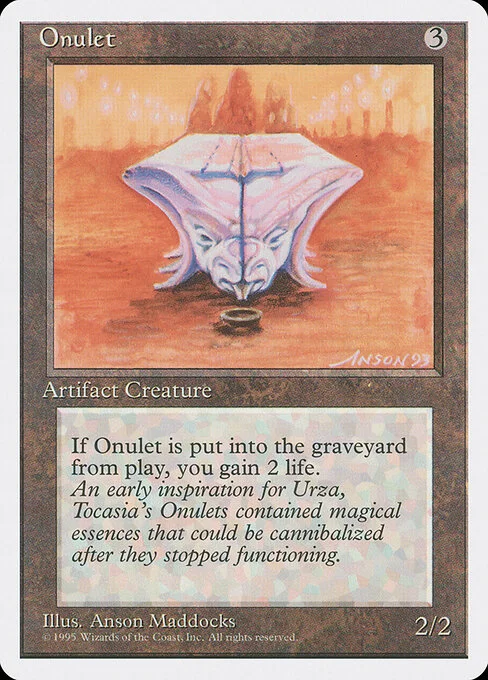 Onulet, carta Magic di tipo Artifact Creature — Construct illustrata da Anson Maddocks