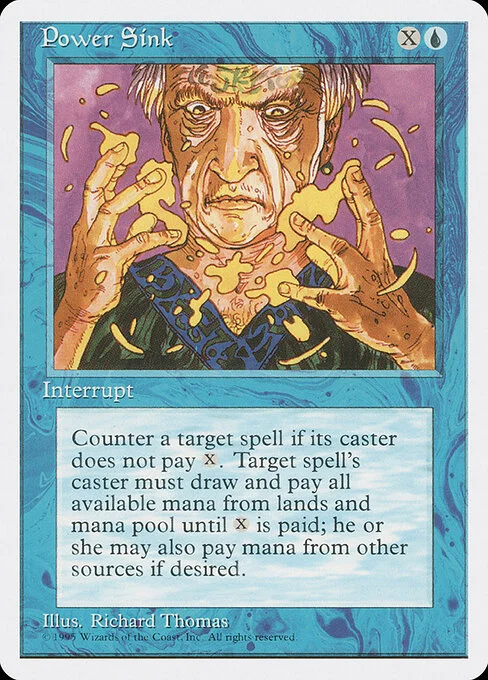 Power Sink, carta Magic di tipo Instant illustrata da Richard Thomas