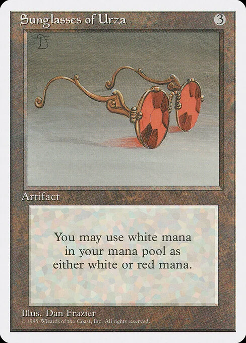 Sunglasses of Urza, carta Magic di tipo Artifact illustrata da Dan Frazier