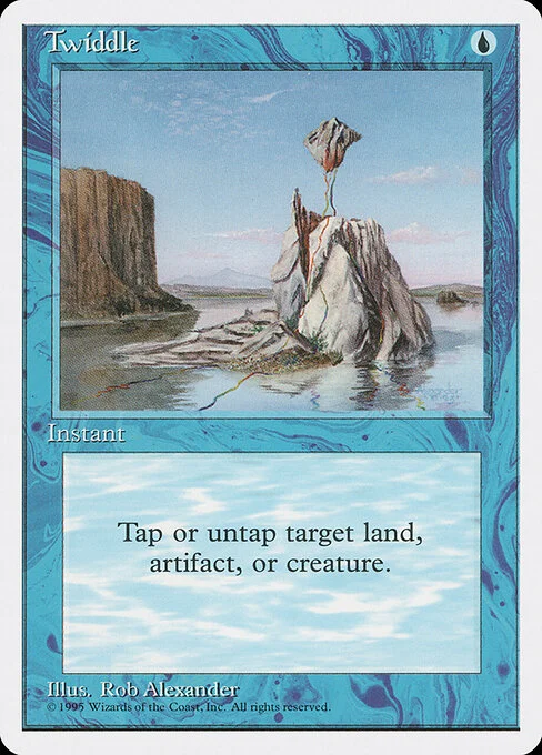 Twiddle, carta Magic di tipo Instant illustrata da Rob Alexander