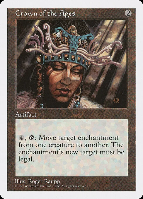Crown of the Ages, carta Magic di tipo Artifact illustrata da Roger Raupp
