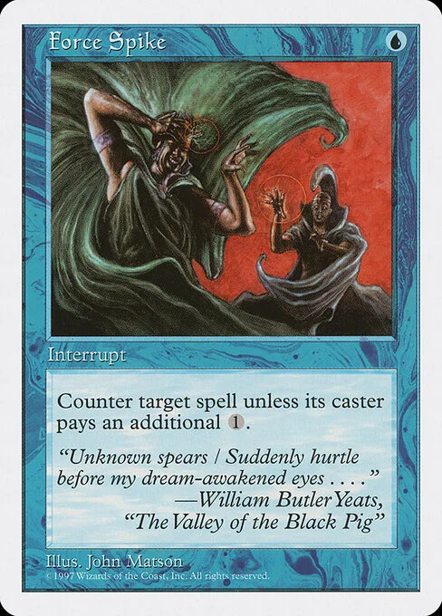 Force Spike, carta Magic di tipo Instant illustrata da John Matson