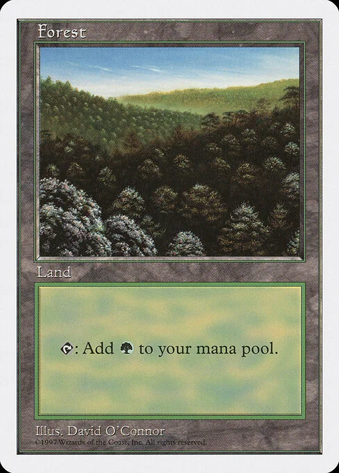 Forest, carta Magic di tipo Basic Land — Forest illustrata da David O'Connor
