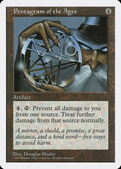 Pentagram of the Ages, carta Magic di tipo Artifact illustrata da Douglas Shuler