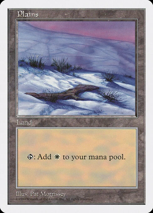 Plains, carta Magic di tipo Basic Land — Plains illustrata da Pat Lewis