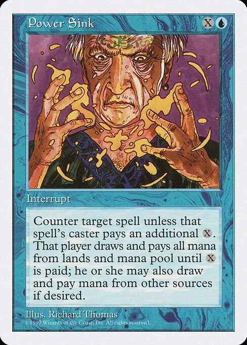 Power Sink, carta Magic di tipo Instant illustrata da Richard Thomas