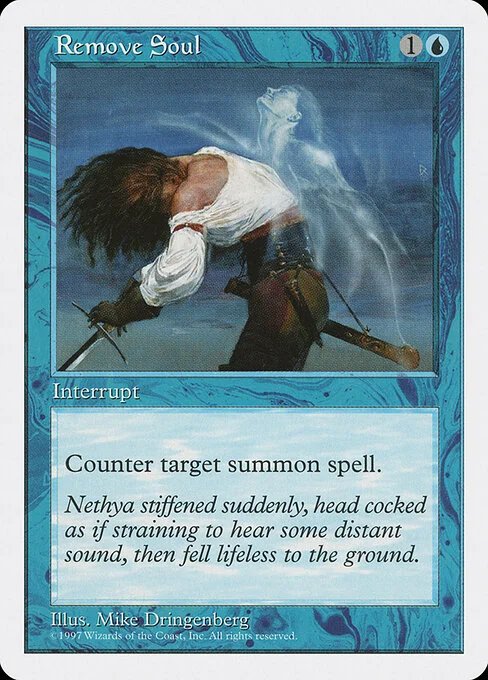 Remove Soul, carta Magic di tipo Instant illustrata da Mike Dringenberg