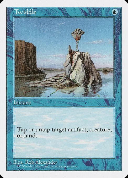 Twiddle, carta Magic di tipo Instant illustrata da Rob Alexander