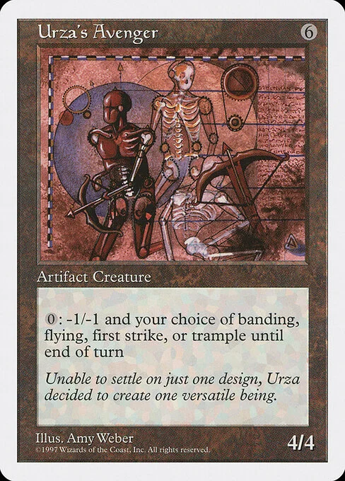 Urza's Avenger, carta Magic di tipo Artifact Creature — Shapeshifter illustrata da Amy Weber