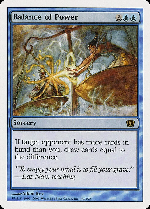 Balance of Power, carta Magic di tipo Sorcery illustrata da Adam Rex