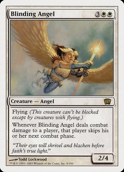 Blinding Angel, carta Magic di tipo Creature — Angel illustrata da Todd Lockwood