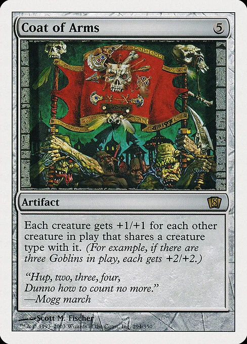Coat of Arms, carta Magic di tipo Artifact illustrata da Scott M. Fischer
