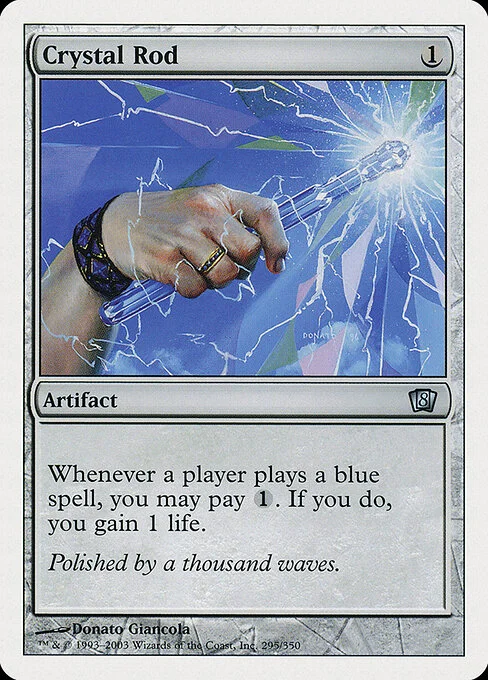 Crystal Rod, carta Magic di tipo Artifact illustrata da Donato Giancola