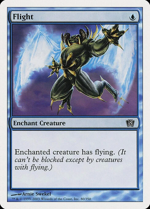 Flight, carta Magic di tipo Enchantment — Aura illustrata da Arnie Swekel