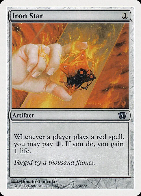 Iron Star, carta Magic di tipo Artifact illustrata da Donato Giancola