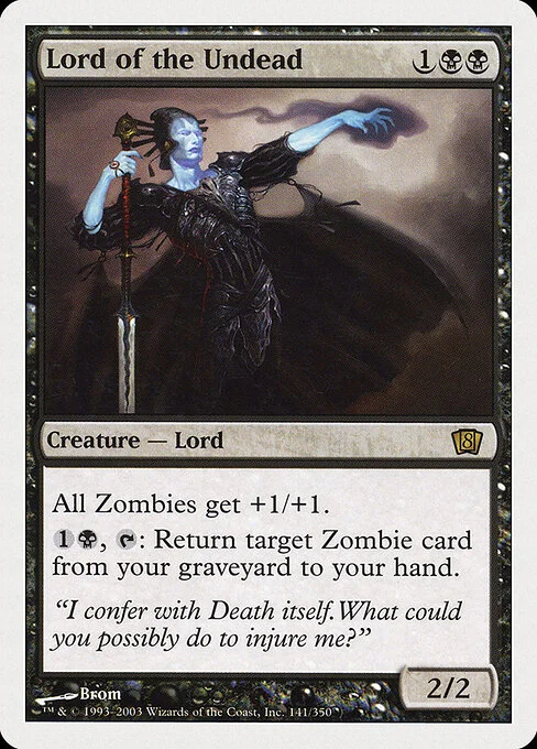 Lord of the Undead, carta Magic di tipo Creature — Zombie illustrata da Brom