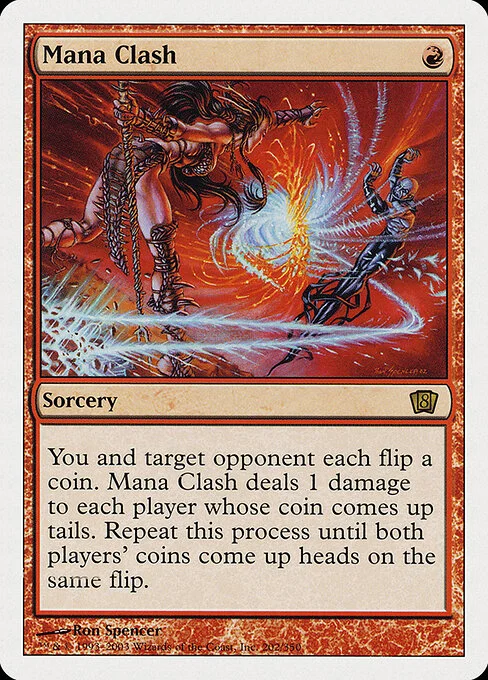 Mana Clash, carta Magic di tipo Sorcery illustrata da Ron Spencer