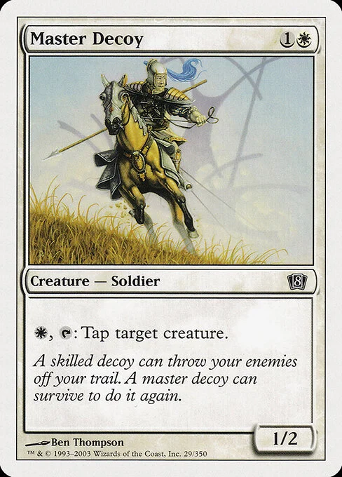 Master Decoy, carta Magic di tipo Creature — Human Soldier illustrata da Ben Thompson