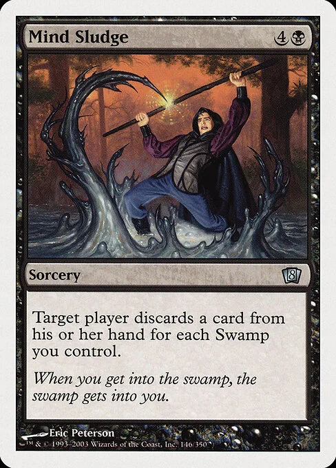 Mind Sludge, carta Magic di tipo Sorcery illustrata da Eric Peterson