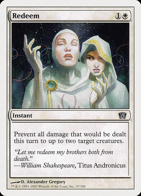 Redeem, carta Magic di tipo Instant illustrata da D. Alexander Gregory