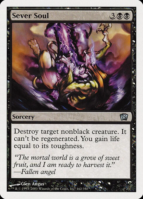 Sever Soul, carta Magic di tipo Sorcery illustrata da Glen Angus