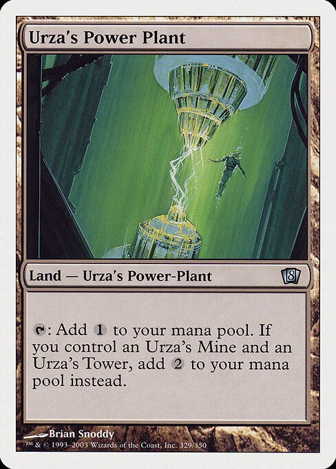 Urza's Power Plant, carta Magic di tipo Land — Urza's Power-Plant illustrata da Brian Snõddy