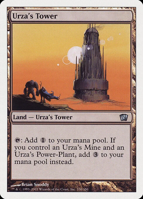 Urza's Tower, carta Magic di tipo Land — Urza's Tower illustrata da Brian Snõddy