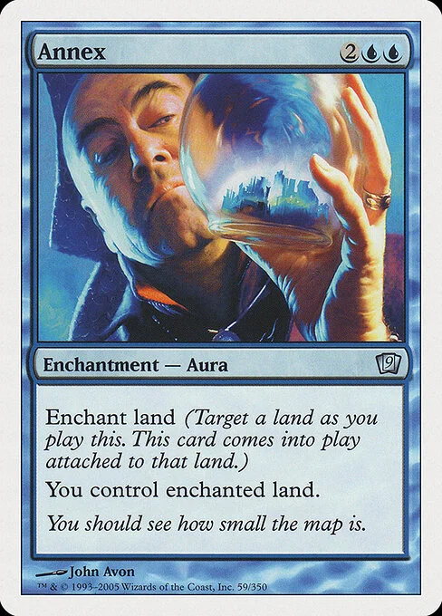 Annex, carta Magic di tipo Enchantment — Aura illustrata da John Avon