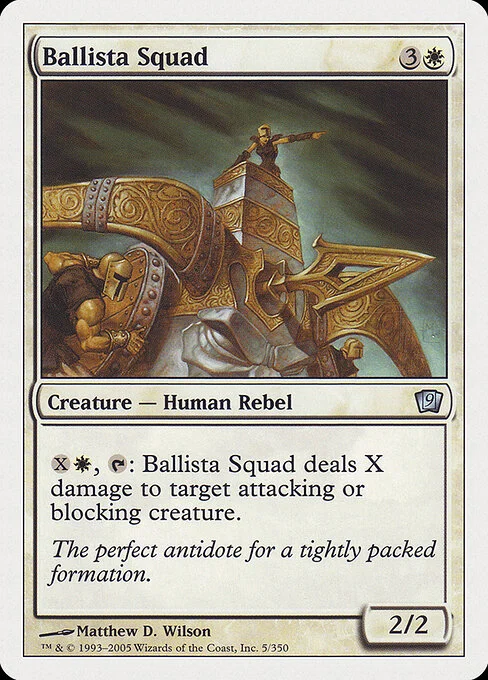 Ballista Squad, carta Magic di tipo Creature — Human Rebel illustrata da Matthew D. Wilson