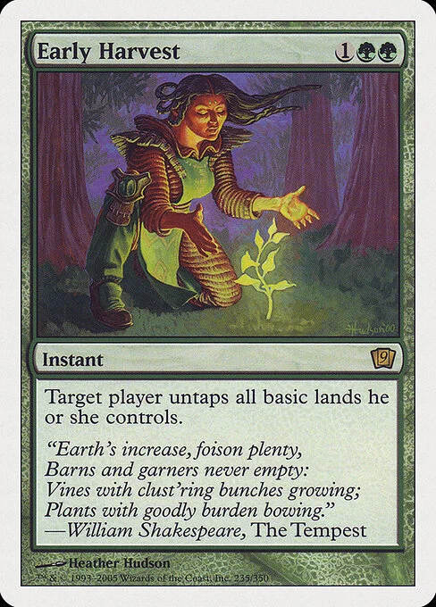 Early Harvest, carta Magic di tipo Instant illustrata da Heather Hudson