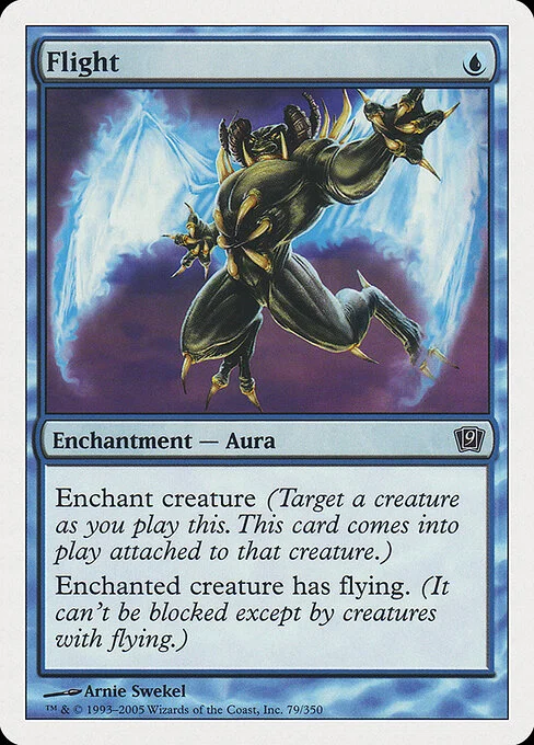 Flight, carta Magic di tipo Enchantment — Aura illustrata da Arnie Swekel